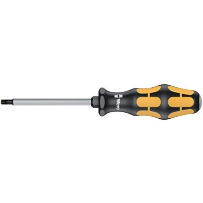 Image de Wera 05024402001 977 Tournevis pour vis TORX, 25 x 100 mm, Noir/jaune