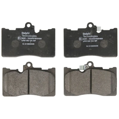 Image de DELPHI LP2122 Jeu de plaquettes frein avec indicateur d&#039;usure sans tôle anti bruit accessoires LEXUS: IS 2, 3, GS III