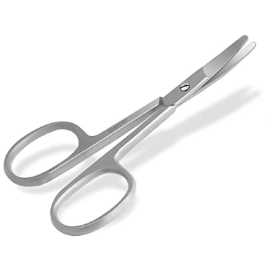 Image de Ciseaux à ongles avec bords arrondis professionnelle en acier inoxydable