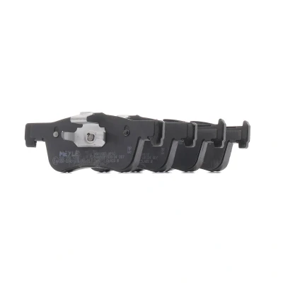 Image de MEYLE 025 250 1418 Jeu de plaquettes frein ORIGINAL Quality Essieu avant préparé pour indicateur d&#039;usure avec tôle anti bruit BMW: 1 5 portes