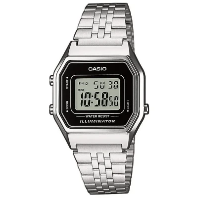 Image de Casio LA680WEA1EF Montre à affichage digital, Femme, Taille: One Size, Silberfarben