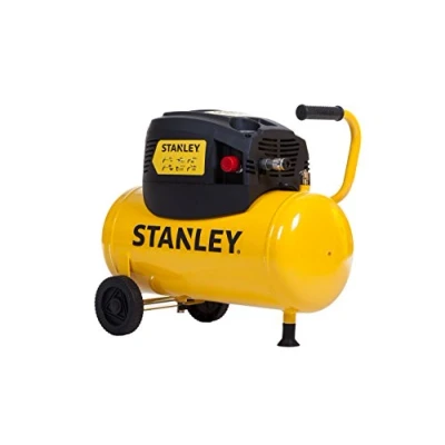 Image de STANLEY Compresseur D200/8/24, max. 8 bar, réservoir 24 l, 1,5 CV, 180 l/min, jaune
