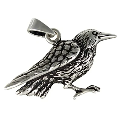 Image de AFP Corbeau, Pendentif en argent 925