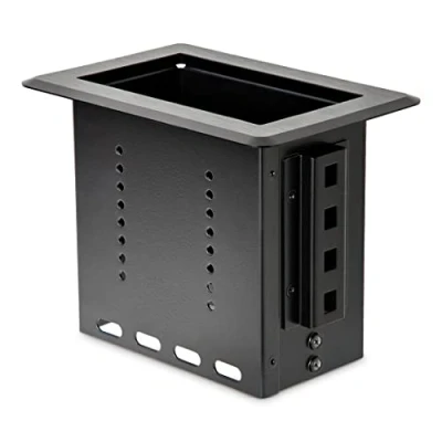 Image de StarTech.com Boîtier de connexion pour table réunion modulaire Compat. modules recharge/AV/station d&#039;accueil PC portable (BEZ4MOD)