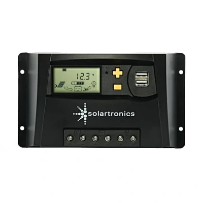 Image de solartronics Régulateur de charge solaire photovoltaïque 20 A 12 V/24 V Jaune