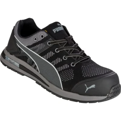 Image de Basket de sécurité Puma Elevate Knit Black Low S1P ESD HRO SRC Gris 41