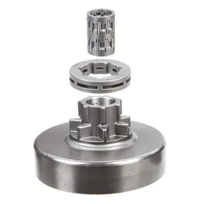 Image de Pignon à bague pour tronçonneuse Stihl 3/8&quot;. 7 dents. Hauteur cloche 18,8 mm