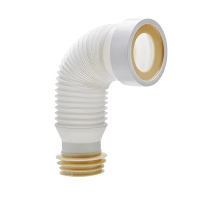 Image de Wirquin 71230000 Pipe wc extensible à lèvres D110 mm emboîter (push fit) pour évacuation toilette, blanc