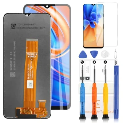 Image de LADYSON Écran LCD TFT pour Samsung Galaxy A04S A047F 6,5&quot; SM A047F/DS A047F/DSN Tactile Digitizer Assemblée Pièces de Réparation avec Outils(Noir)