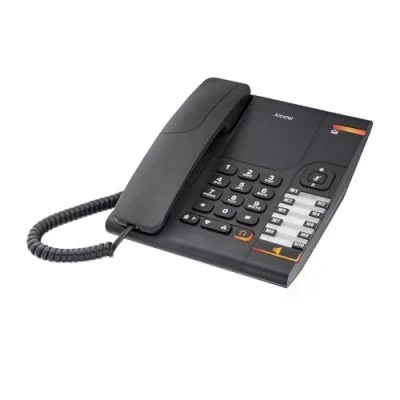 Image de Alcatel TEMPORIS 380 Noir Telephone filaire mains libres,