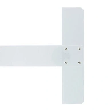 Image de Graphoplex Equerre Té tête fixe vissée 2 bords antitaches 65 cm Transparent