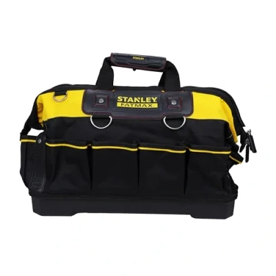 Image de STANLEY FATMAX Sac à Outils Gamme Base Rigide et Résistante l&#039;Eau avec Bandoulière Solide Poignée Caoutchouc Élastique pour 49 x 26 10 cm 600 Deniers 1 93 950