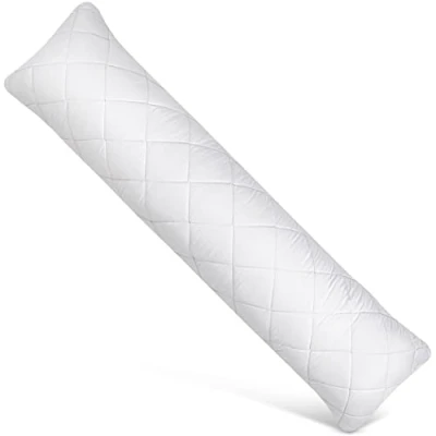 Image de Utopia Bedding Oreiller matelassé, 40x145 cm de Grossesse et maternité, pour Dormir sur Le côté, Rembourrage en Polyester Doux (Blanc)