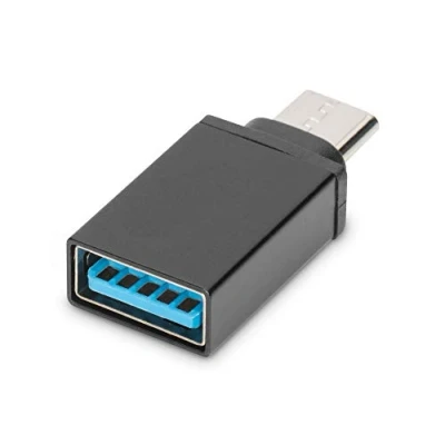Image de DIGITUS USB 3.1 adapter. type C to A M/F Super Speed. UL Noir
