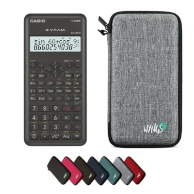 Image de CALCUSO Ensemble de Base Gris Clair avec Calculatrice Casio fx 82 MS 2nd Edition