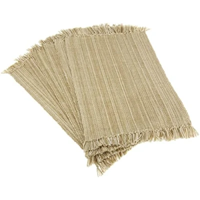 Image de Dii Lot de 6 Serviettes en Coton surdimensionnées Gris panaché Idéal pour Le Brunch, Les Mariages, douches, dîners ou Un Usage Quotidien.