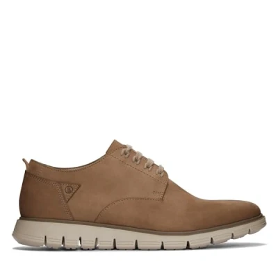 Image de Clarks Homme Trackflex Path Basket, Pebble Nubuck, 41 EU