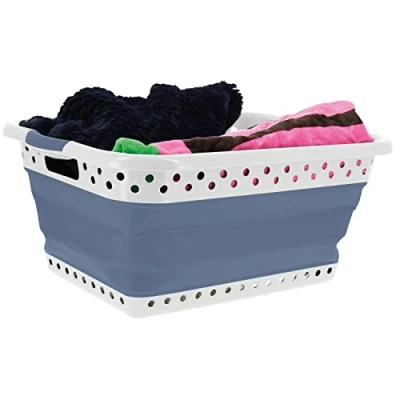 Image de Incasa Corbeille à linge rétractable