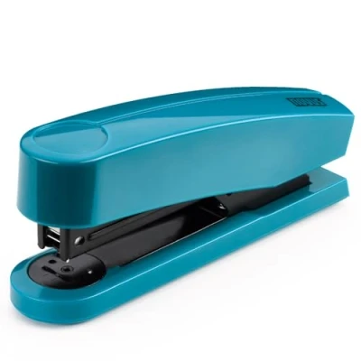 Image de NOVUS Agrafeuse B2 Color ID 2.0 (capacité d&#039;agrafage de 25 feuilles, mécanisme chargement par le haut, appareil en métal avec un capot plastique, 200 agrafes incluses) Bleu pétrole