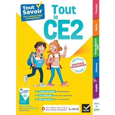 Image de Tout Savoir CE2 en un Nouveaux Programmes leçons, méthodes et exercices dans toutes les matières (Broché)