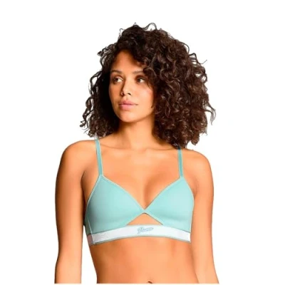 Image de PUMA Peek a Boo Triangle Top Soutien Gorge de Sport, Menthe, S Femmes