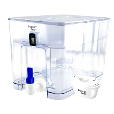 Image de FRESIMAX Distributeur d&#039;eau filtrée Flow 7,5L + 1 Cartouche filtrante. Réduit Le Chlore, Certains pesticides, herbicides, résidus médicamenteux et tartre. sans BPA. Eau au goût Optimal.