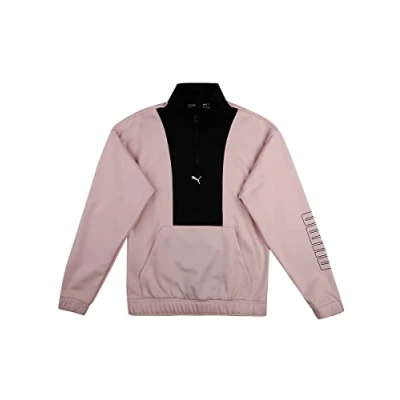 Image de PUMA Fille Runtrain Quarterzip G Sweater, Lotus, 140 EU