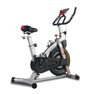 Image de ISE Vélo d&#039;Appartement, Velo appartement Fitness Exercice Indoor, d&#039; avec Volant d’Inertie de 8KG, Capteur Cardiaque/ÉcranLCD/Support Tablette, d Ergonomie, Cardio