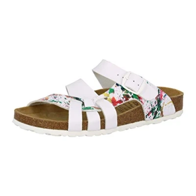 Image de Lico Femme Bioline Klecks Mules, Blanc (Weiss Weiss), 37 EU
