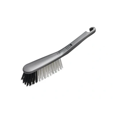 Image de Addis Brosse à Main métallique avec Poils rigides et Manche Extra Robuste, Metallic Silver, 1