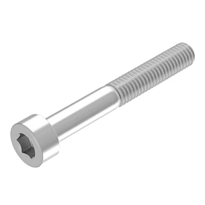 Image de SECCARO Lot de 20 vis cylindriques M6 x 45 mm, en acier inoxydable V2A VA A2, DIN 912 / ISO 4762, à six pans creux, filetage partiel