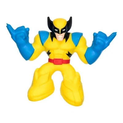Image de Heroes of Goo Jit Zu Marvel Studios X Men &#039;97 Wolverine Figurine extensible avec garnissage rhéoscopique Gene métallique, jusqu&#039;à 3 fois sa taille