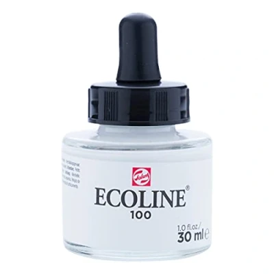 Image de Royal Talens Ecoline Liquide Watercolor 30 ml Pipette Jar Blanc (11251001)