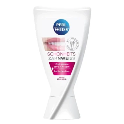Image de Blanc nacré Blancheur des dents Avec poudre nacrée contre les taches Doux et renforce l&#039;émail 50 ml