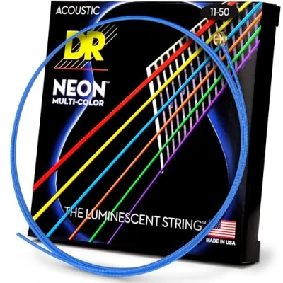 Image de DR String MCA 11 Multi Color Jeu de cordes pour guitare acoustique