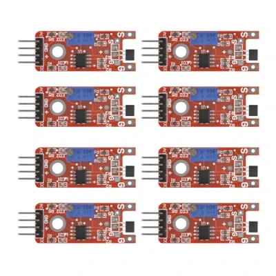 Image de Huit modules de capteurs magnétiques linéaires KY 024 compatibles avec Arduino et Raspberry Pi