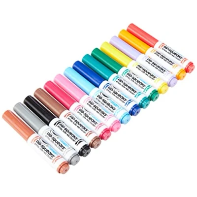 Image de CRAYOLA 14 Mini Feutres Lavables Format de poche Pointe Maxi Couleurs assorties Pour l&#039;école et les loisirs 8343