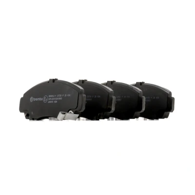 Image de BREMBO P 28 034 Jeu de plaquettes frein avec indicateur d&#039;usure sans accessoires HONDA: CIVIC 7 Hatchback, Stream I, Accord Limousine, ACURA: TSX