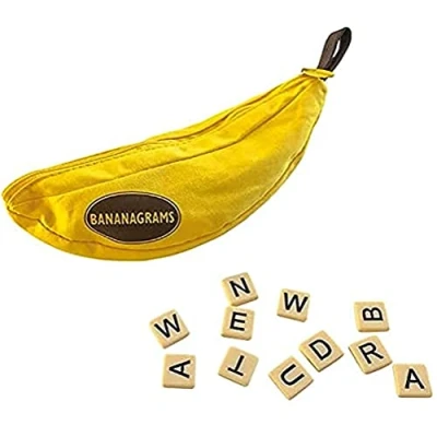 Image de BANANAGRAMS, Classic Jeu Familial de Mots 1 à 8 Joueurs partir 7 Ans et Plus 30 Minutes Allemand Multicolore