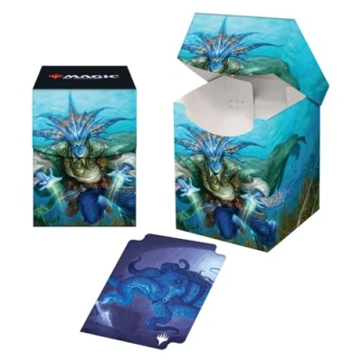 Image de Ultra Pro MTG Murders at Karlov Manor 100+ Deck Box Morska, Undersea Sleuth for Magic: The Gathering cartes à manches, dimensionnées pour s&#039;adapter aux de taille standard