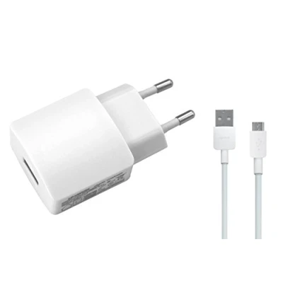 Image de Original Huawei Chargeur 050100e2 W HW + Câble de données pour Ascend P9 Lite/P8/P7/P6/Lite/Mini/mate 8/Mate 7/Mate S travelcha rger 1 A en Blanc Micro USB