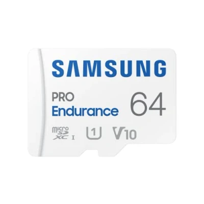Image de Samsung Pro Endurance Carte mémoire microSDXC UHS I U1 avec Adaptateur 64 Go 100 Mo/s