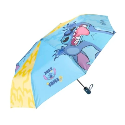 Image de Grupo Erik Parapluie Pliant Stitch Mini idéal pour fille/garçon enfant compact Cadeau fille 10 ans Lilo et