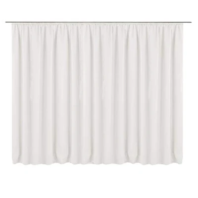 Image de JEMIDI Rideau Opaque 300 x 245 cm avec Galon fronceur Universel 100% Polyester Longue écharpe pour Salon, Chambre à Coucher Gris Clair