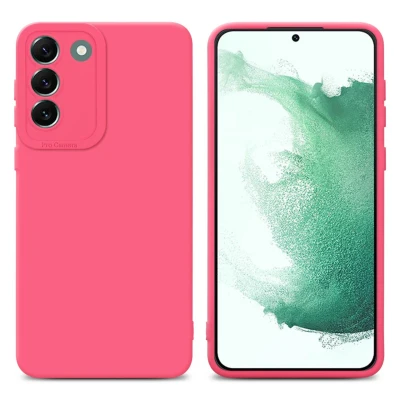 Image de Coque pour Samsung Galaxy S22 PLUS en FLUID ROUGE Housse de protection Étui silicone TPU flexible Neuf
