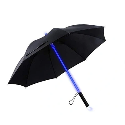 Image de NEO+ Parapluie LED Lightsaber avec torche. Light up noir 7 couleurs