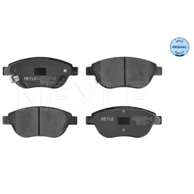 Image de MEYLE 025 239 8119/W Jeu de plaquettes frein ORIGINAL Quality Essieu avant avec indicateur d&#039;usure tôle anti bruit OPEL: Corsa D 3/5 portes