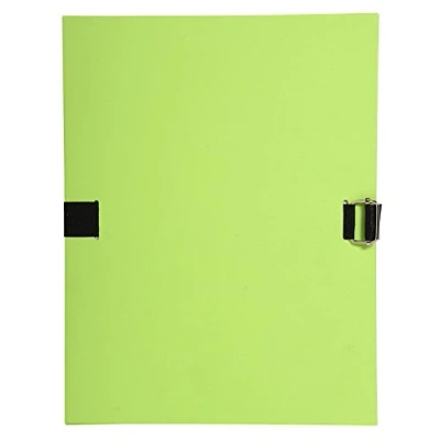 Image de Exacompta Réf. 38003H 1 chemise à dos extensible en papier recyclé Forever jusqu&#039;à 13 cm fermeture par sangle dimensions 24 x 32 pour format A4 couleur vert clair