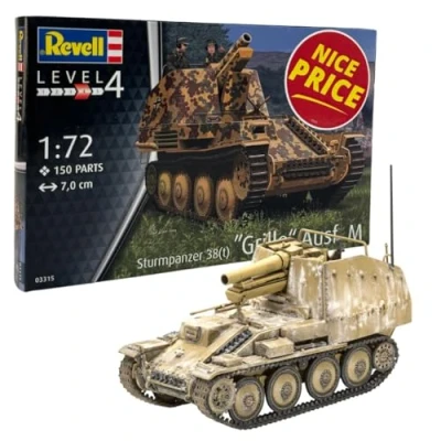 Image de Revell 03315 maquette de char d&#039;assaut à construire Sturmpanzer 38(t) Grille Ausf. M, échelle 1/72