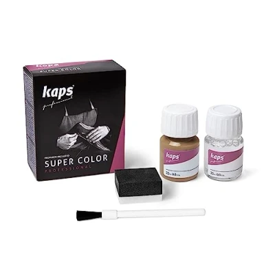 Image de KAPS Super Color Teinture pour Cuir Naturel Matières Synthétiques et Textiles 25 ml Plusieurs couleurs, 120 Brown Sugar